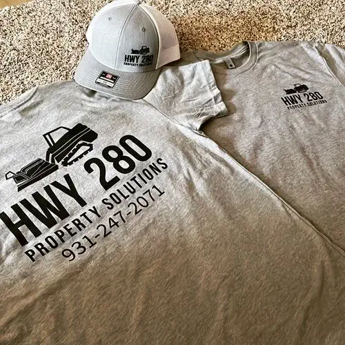 HWY 280 Property Solutions matching hat and shirt set